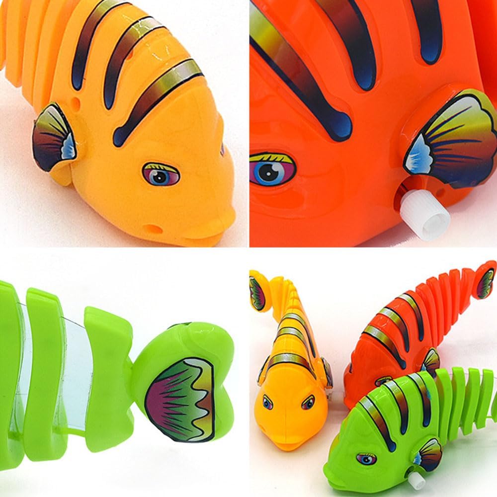 Set of 4 Wind-Up Rockfish Toys-Toys-Babyshok