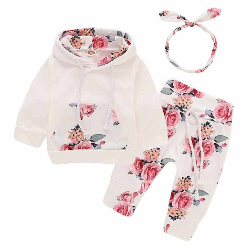 Floral Baby Girl Clothing Set-Clothing Sets-Babyshok