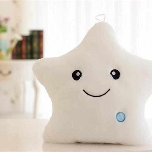 Glowing Star Pillow-Stuffed & Plush Toys-Babyshok