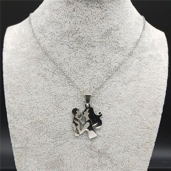 Mom and Baby Pendant Necklace-Necklace-Babyshok