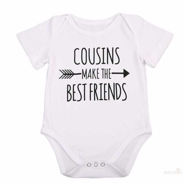Cousins Make The Best Friends Baby Romper-Rompers-Babyshok