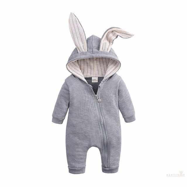 Funny Bunny Baby Romper-Rompers-Babyshok