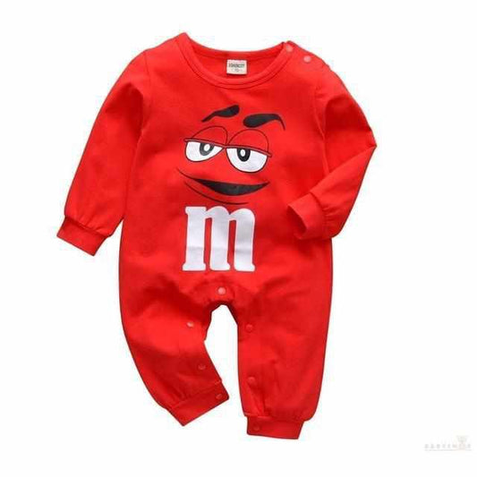 Funny Infant Baby Bodysuit - M&M-Rompers-Babyshok