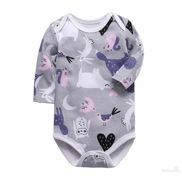 Long Sleeve Baby Bodysuit - Forest-Bodysuits-Babyshok