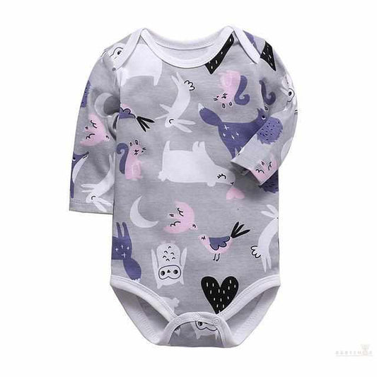 Long Sleeve Baby Bodysuit - Forest-Bodysuits-Babyshok