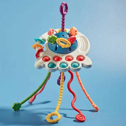 Octopus Silicone Pulling Toy-Toys-Babyshok