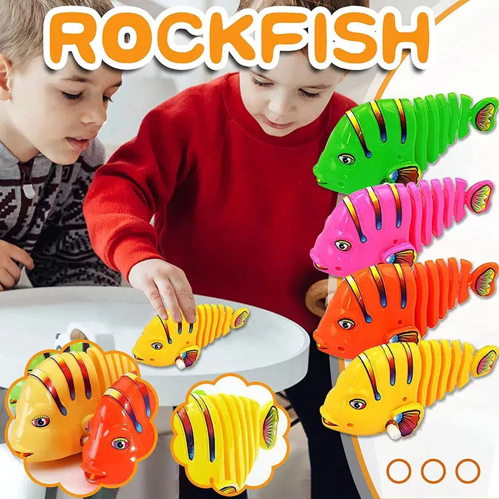 Set of 4 Wind-Up Rockfish Toys-Toys-Babyshok