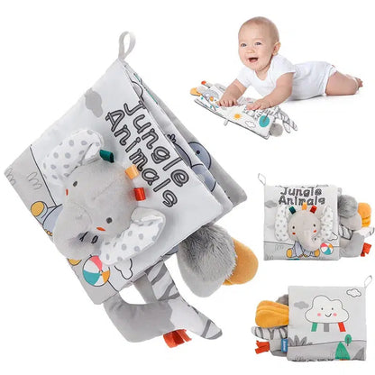 Interactive Baby Cloth Book-Cloth Book-Babyshok