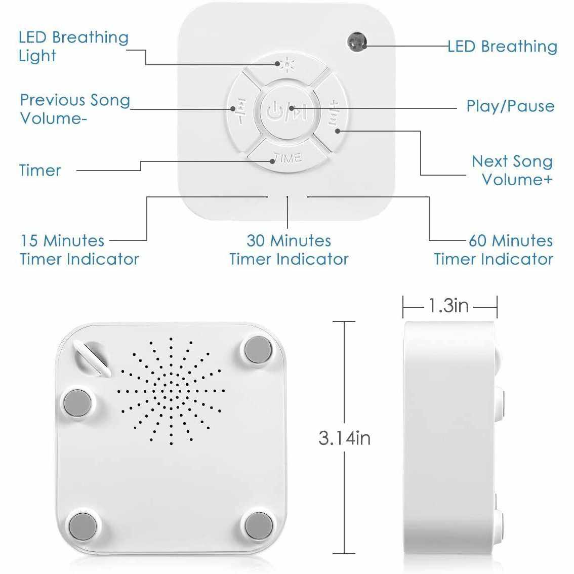 Sweet Dreams USB White Noise Machine-Noise machine-Babyshok