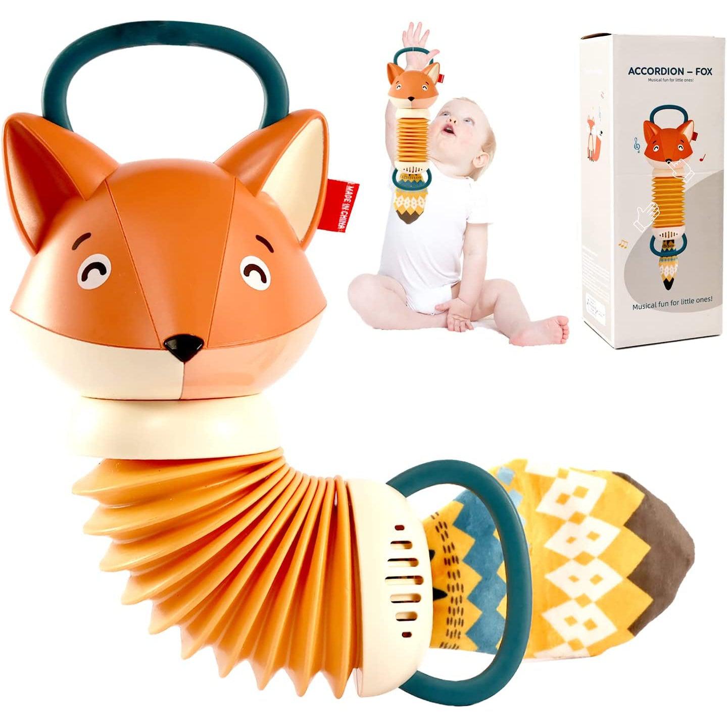 Cartoon Fox Accordion Toy-Fox Accordion Toy-Babyshok