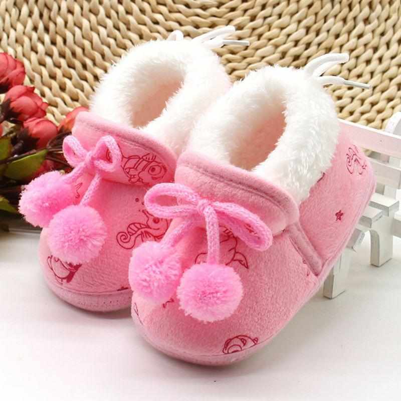 Soft Winter Baby Shoes-First Walkers-Babyshok