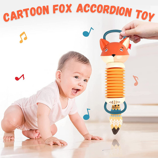 Cartoon Fox Accordion Toy-Fox Accordion Toy-Babyshok