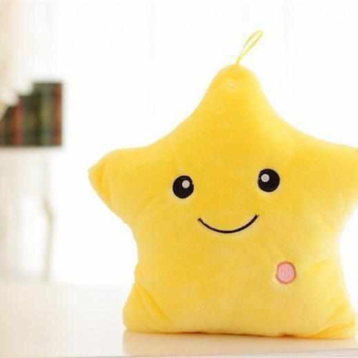 Glowing Star Pillow-Stuffed & Plush Toys-Babyshok