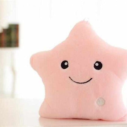 Glowing Star Pillow-Stuffed & Plush Toys-Babyshok
