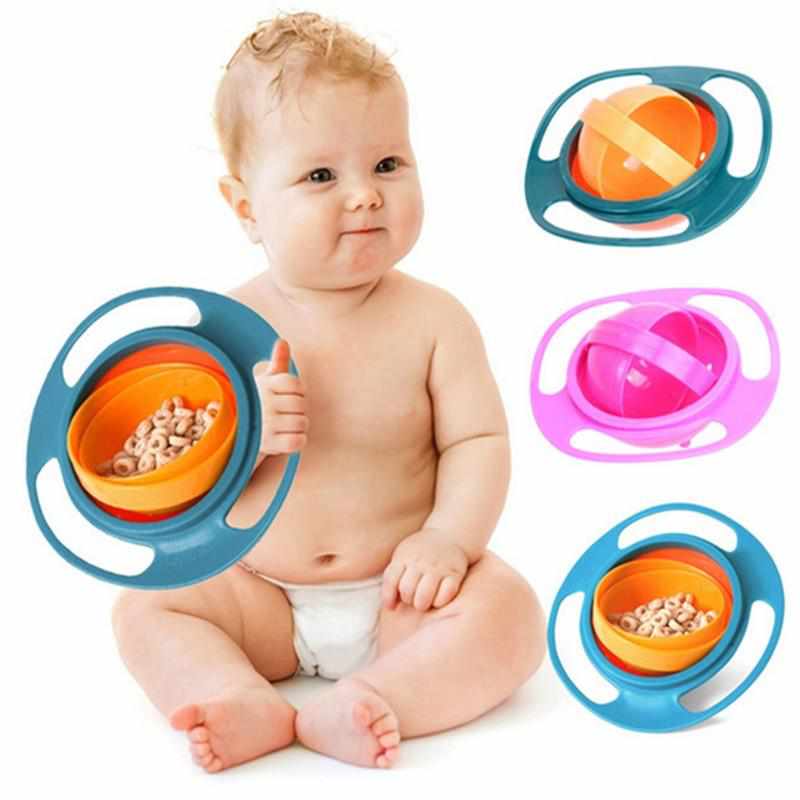 Anti-Spill Baby Gyro Bowl-Feeding-Babyshok