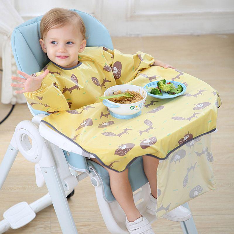 Long-Sleeve Baby Bib-Feeding-Babyshok