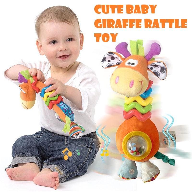 Cute Baby Giraffe Rattle Toy-Rattles Toys-Babyshok