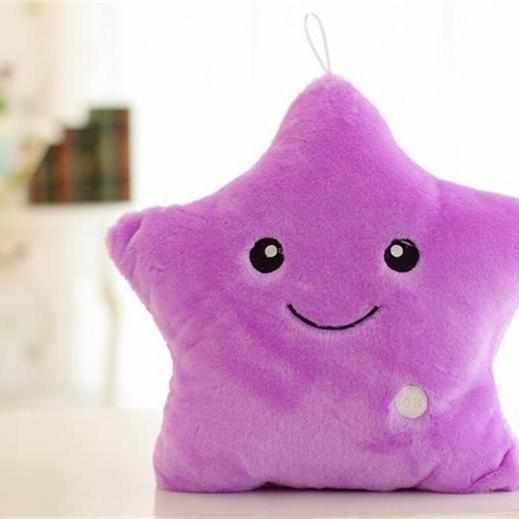 Glowing Star Pillow-Stuffed & Plush Toys-Babyshok