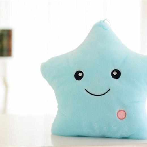 Glowing Star Pillow-Stuffed & Plush Toys-Babyshok