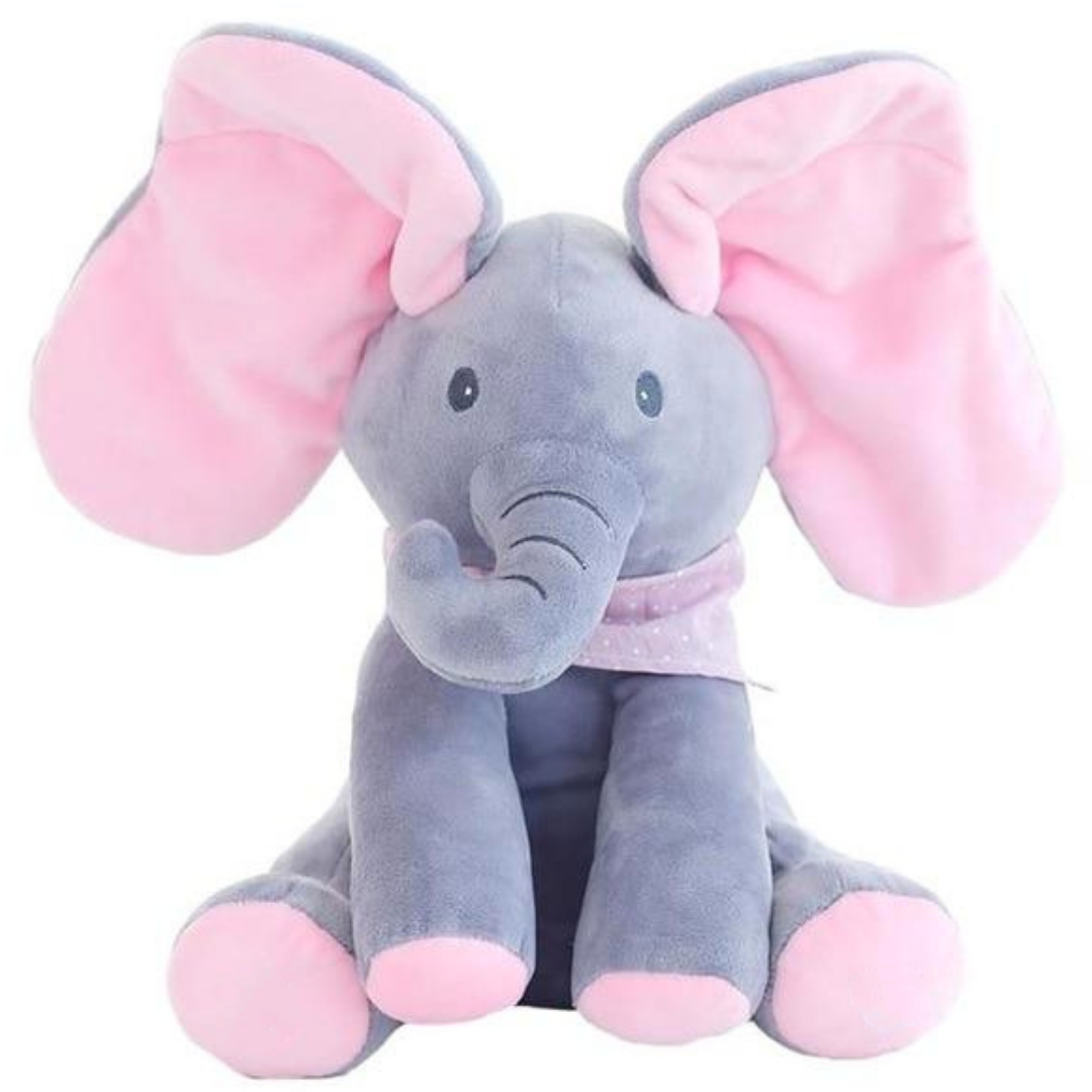 Peek A Boo Elephant Plush Toy-Toys-Babyshok