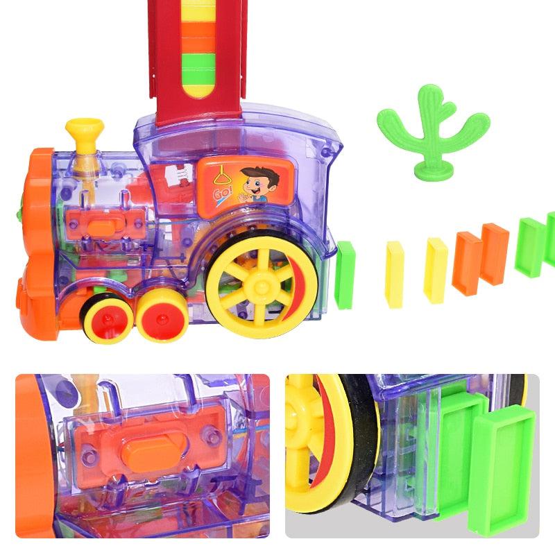 Automatic Domino Train Toy-Toys-Babyshok