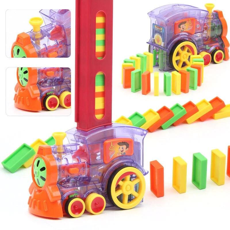 Automatic Domino Train Toy-Toys-Babyshok
