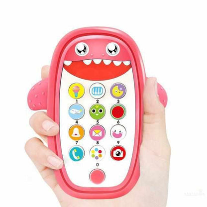 Baby Shark Educational Phone Toy & Teether-Baby Rattles & Mobiles-Babyshok