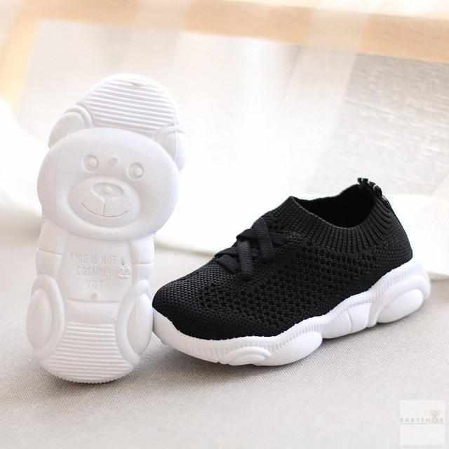 Casual Baby Sneakers with Anti-Slip Soft Bottom-First Walkers-Babyshok