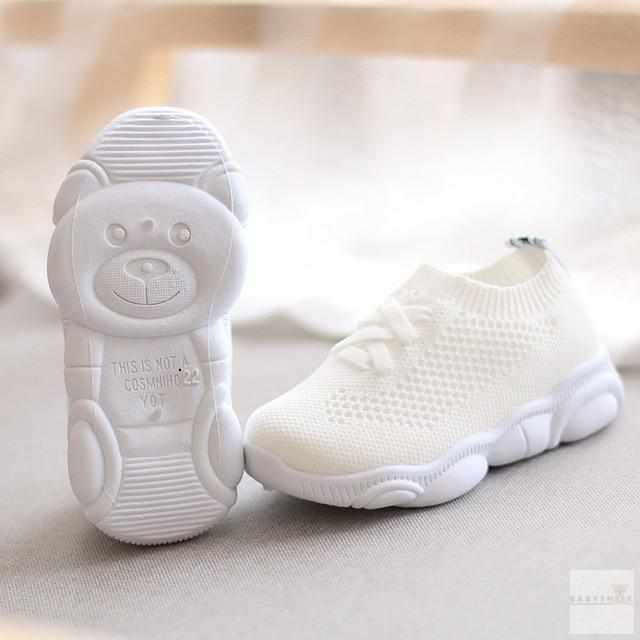 Casual Baby Sneakers with Anti-Slip Soft Bottom-First Walkers-Babyshok