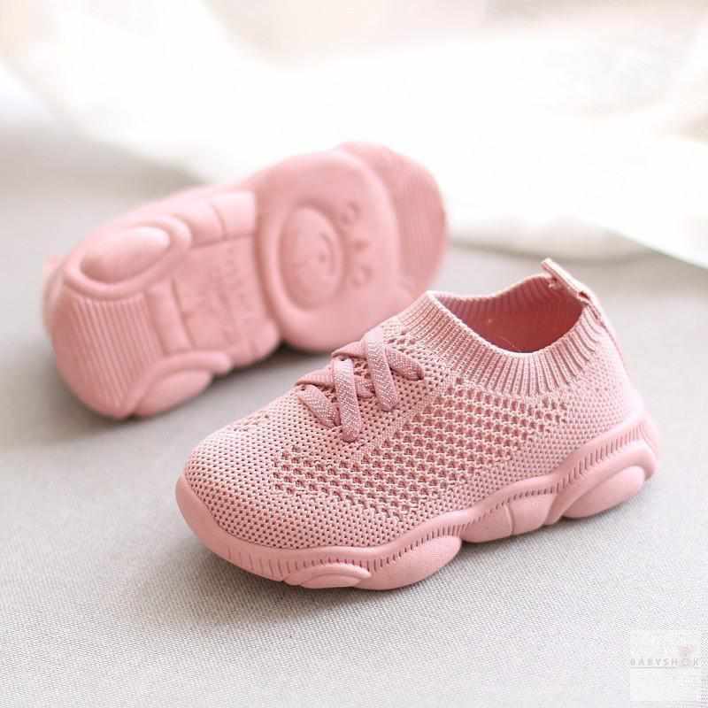 Casual Baby Sneakers with Anti-Slip Soft Bottom-First Walkers-Babyshok