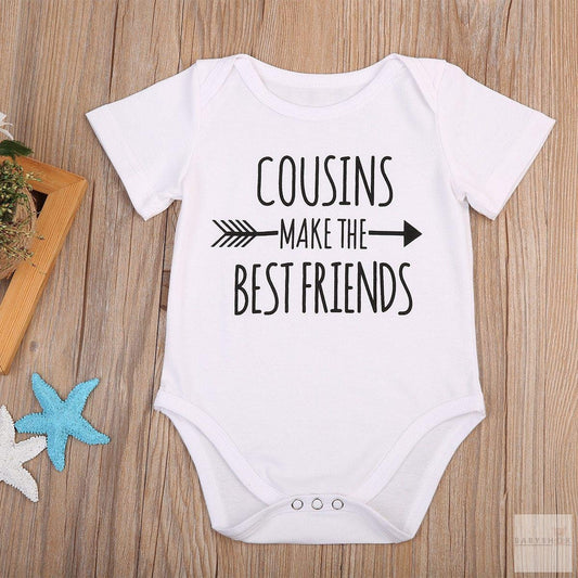 Cousins Make The Best Friends Baby Romper-Rompers-Babyshok
