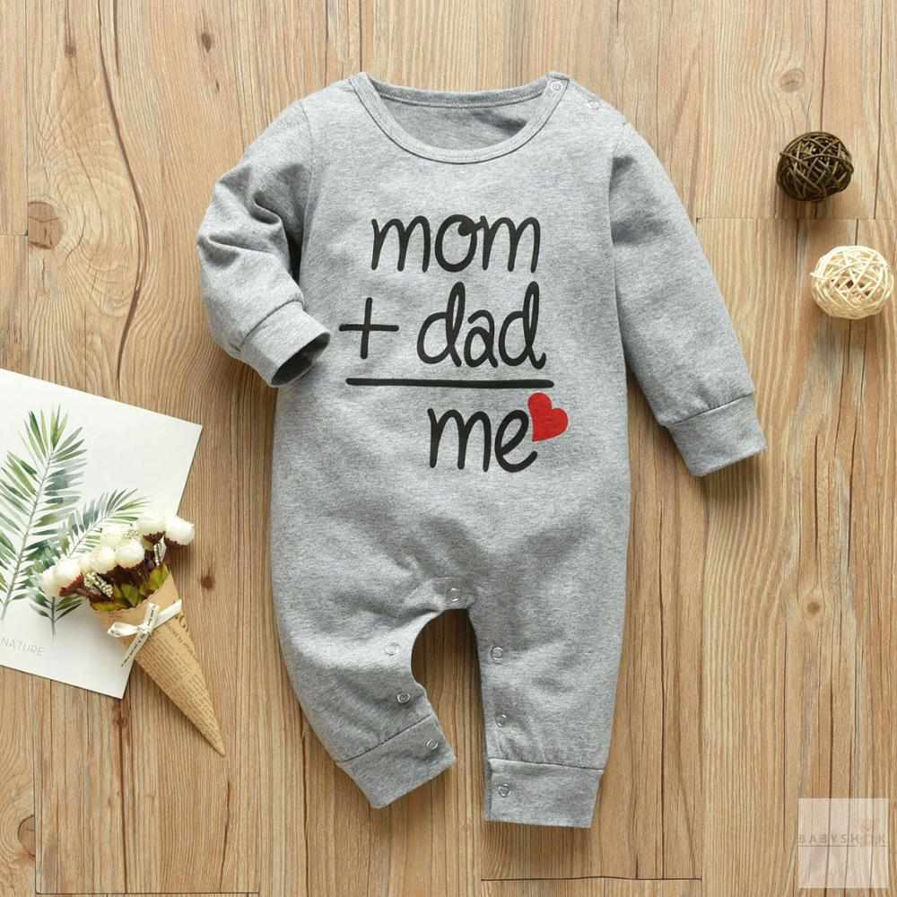 Funny Infant Baby Bodysuit - Mom Plus Dad-Rompers-Babyshok