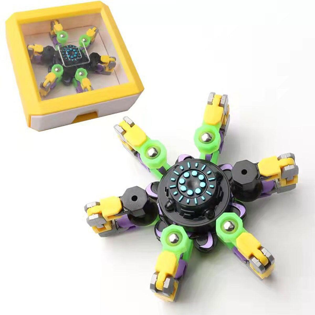 1 pc Fidget Spinner Aluminium Crab Spiner Toy Anti Stress Finger Top Spin  Gyroscope Antistress Spiner